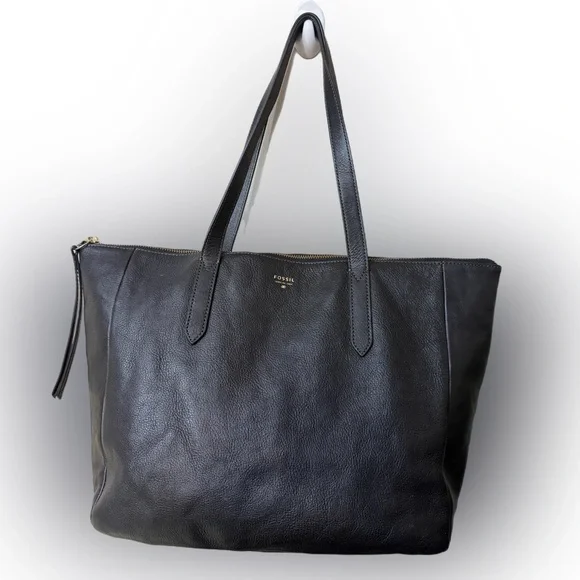 Fossil Elegant Black Tote Bag - Picture 1 of 14